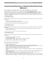 Preview for 27 page of HearthStone Hase-Modena 8140 Owner'S Manual