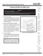 Preview for 13 page of Heat & Glo RHW-51 Installation And Operating Instructions Manual