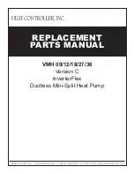 Heat Controller VMH 09 Replacement Parts Manual preview