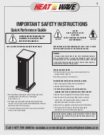 Preview for 2 page of Heat Wave WW13014 User Manual