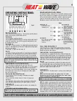 Preview for 5 page of Heat Wave WW13014 User Manual