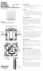 Preview for 1 page of Heatit Z-PUSH BUTTON 2 Installer Manual