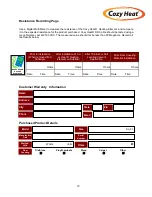 Preview for 14 page of HEATIZON SYSTEMS Cozy Heat SR Design & Installation Manual