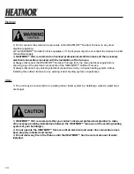 Preview for 18 page of Heatmor 400-4S User Manual