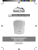 Heaven Fresh HF 85 Instruction Manual preview