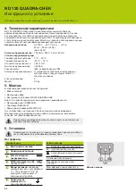 Preview for 44 page of HEIDENHAIN ND 120 QUADRA-CHEK Installation Instructions Manual