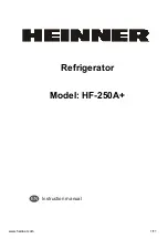 Preview for 16 page of Heinner HF-250A+ Instruction Manual