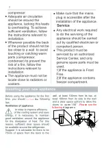 Preview for 26 page of Heinner SIDE-BY-SIDE HSBS-520NFXWD+ User Manual