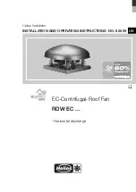 Preview for 13 page of Helios RDW EC 225 Installation And Operating Instructions Manual