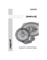 HELIX ESPRIT E 104 Manual preview