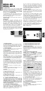 Preview for 2 page of HELIX HXA 40 Instruction Manual