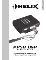 HELIX PP50 DSP Manual preview