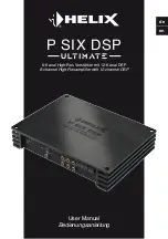 HELIX ULTIMATE P SIX DSP User Manual preview