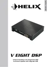 HELIX V EIGHT DSP Manual preview