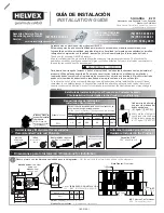 Helvex SQUADRA E-711 Installation Manual preview