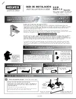 Helvex Squadra E-929 Installation Manual preview