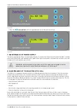 Preview for 36 page of Henden HSMC15 Installation & Owner'S Manual