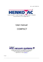 Henkovac Compact Gastrovac User Manual preview