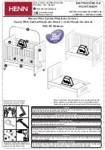 HENN Crib Maca do Amor Assembly Instructions Manual preview