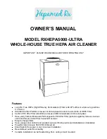 HEPAMED RX RXHEPA5000-ULTRA Owner'S Manual preview