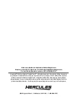 Preview for 12 page of Hercules HC101B Owner'S Manual & Safety Instructions