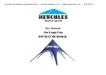 Hercules Star Marquee 12m Instruction Manual preview