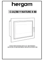 Preview for 1 page of hergom C-16/80 Installation, Use And Maintenance Instructions