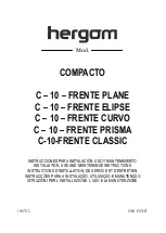 Preview for 1 page of hergom Compact  C-10 Plane Installation, Use And Maintenance Instructions