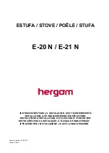 hergom E-20 N Installation, Use And Maintenance Instructions preview