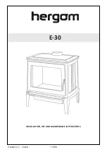 hergom E-30 Series Installation, Use And Maintenance Instructions preview