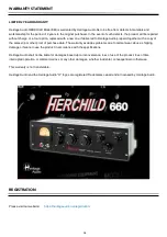 Preview for 10 page of Heritage Audio Herchild 660 User Manual