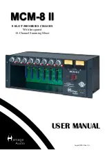 Preview for 1 page of Heritage Audio MCM-8 II User Manual