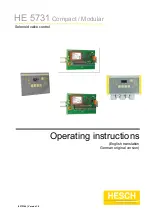 HESCH HE 5731 Compact Operating Instructions Manual preview