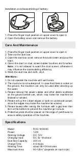 Preview for 7 page of HETCH RVC-1409-HC Quick Manual