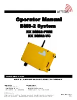 HETRONIC RX BMS2-PWM Operator'S Manual preview