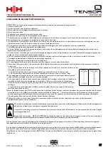 Preview for 17 page of HH Electronics Tensor TRE-1001 User Manual