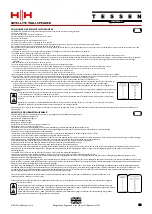 Preview for 10 page of HH Electronics Tessen TNi-W4 User Manual