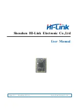 Preview for 1 page of Hi-Link HLK-RM58S User Manual