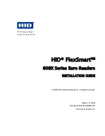 HID FlexSmart 609 Series Installation Manual preview