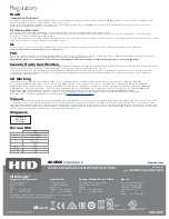 Preview for 10 page of HID iCLASS SE R90 Installation Manual