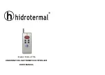 Preview for 1 page of Hidrotermal Hidro-CTRL User Manual