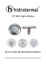 Hidrotermal Mini Series Installation And Maintenance Manual preview