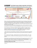 Hiesbok Hawk Building Instructions preview