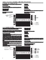 Preview for 5 page of Hifionics Gladiator GLX100.4 User Manual