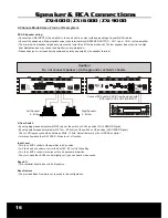 Preview for 16 page of Hifionics Zeus ZXi 4000 MkII Owner'S Manual