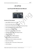 Preview for 7 page of High-Flying HF-LPT100 User Manual