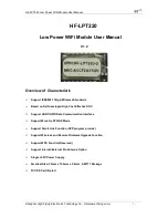 High-Flying HF-LPT220 User Manual preview