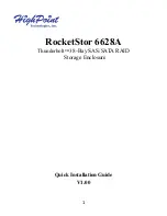 HighPoint RocketStor 6628A Quick Installation Manual preview