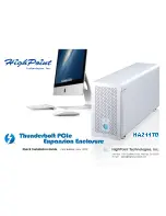 HighPoint Thunderbolt TurboBox NA211TB Quick Installation Manual preview