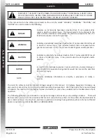 Preview for 6 page of Highway Equipment Company NEW LEADER L4000G4 User Manual